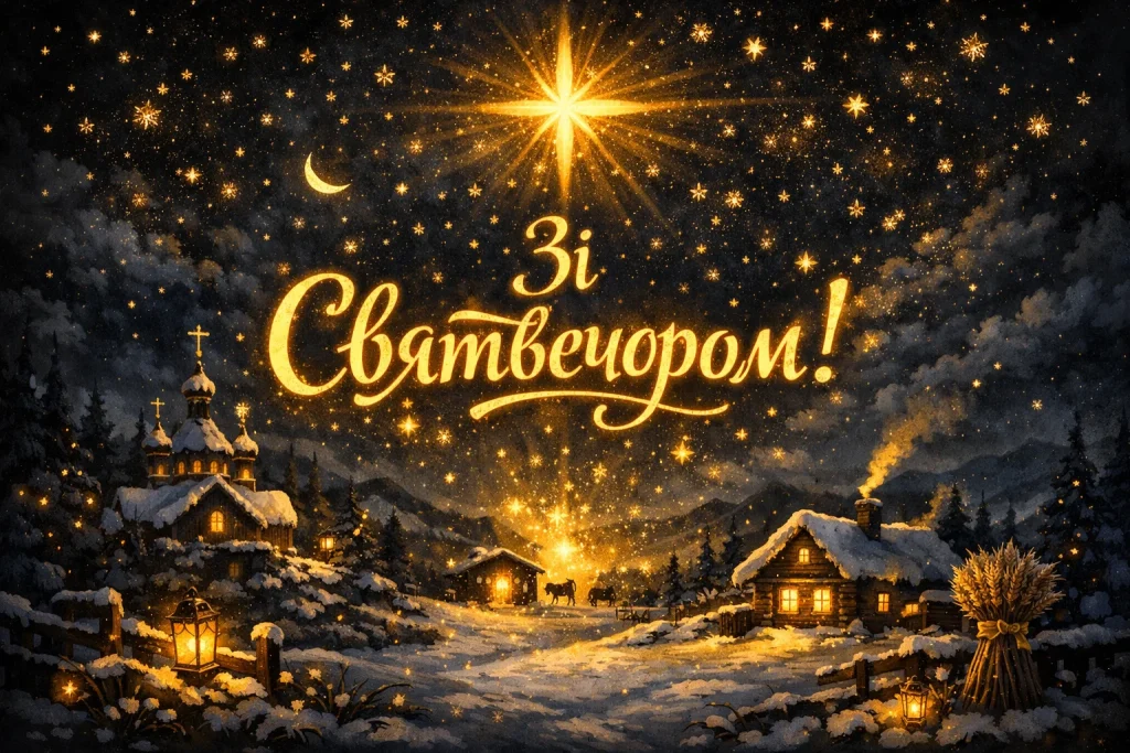 Картинки та красиві привітання зі Святвечором