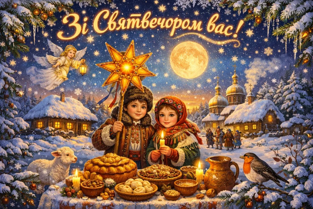 Картинки та красиві привітання зі Святвечором