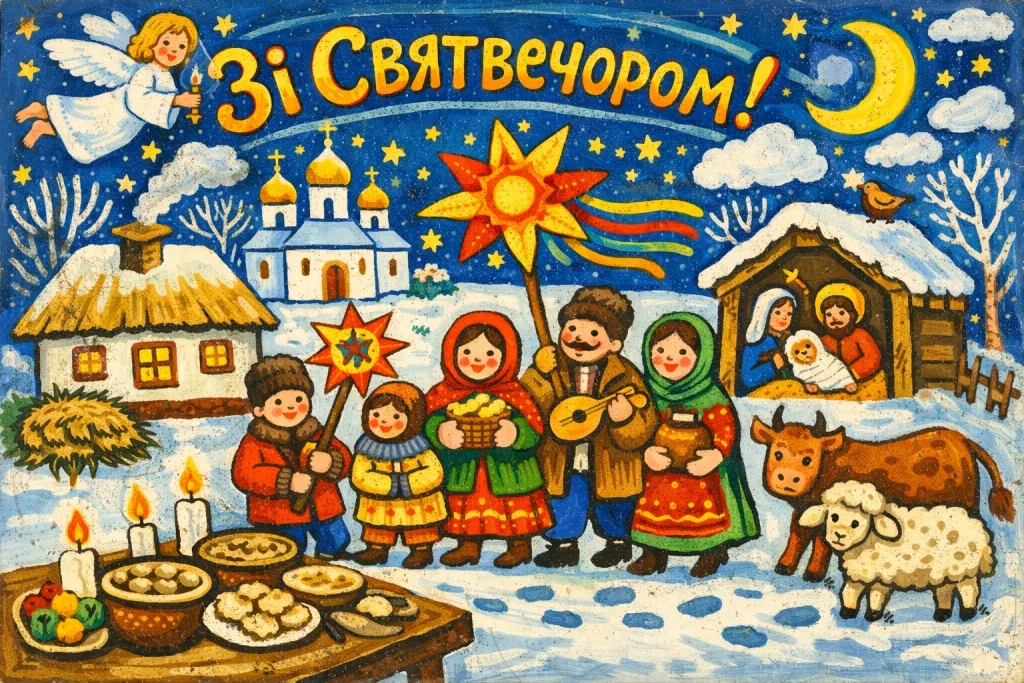 Картинки та красиві привітання зі Святвечором