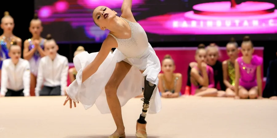 9-річна українка без ноги стала призеркою Rizatdinova Cup