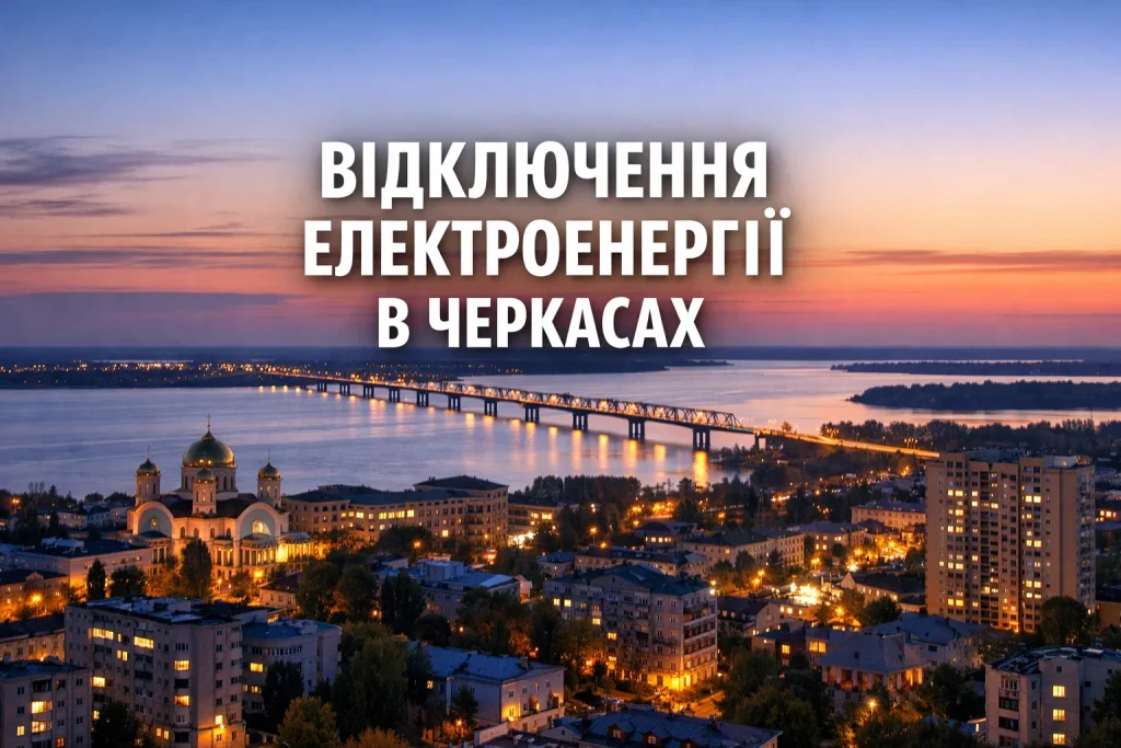 Актуальний графік відключень електроенергії в Черкасах 30 січня