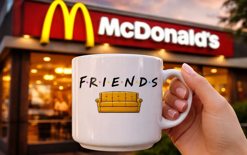 Чашки з серіалу Friends у McDonald’s: як отримати та скільки коштує