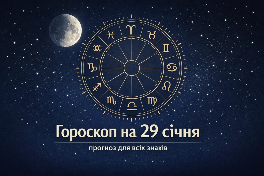 Гороскоп на 29 січня 2026: що чекає кожен знак зодіаку протягом дня