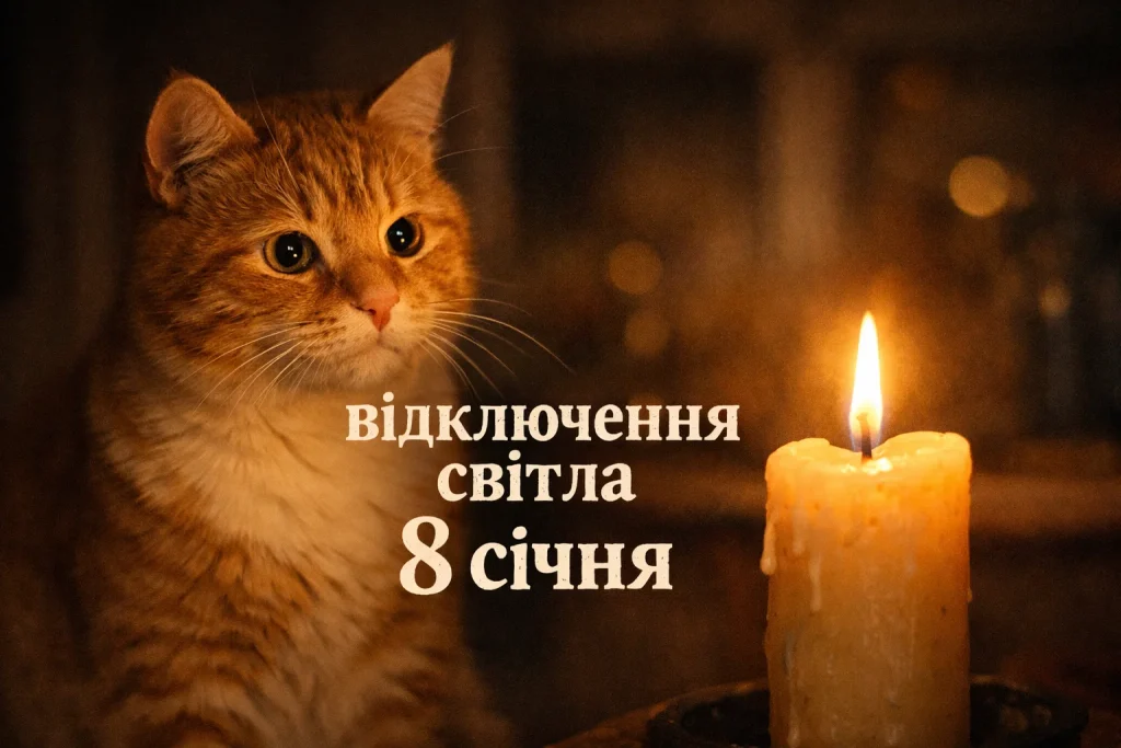 Графіки відключення електроенергії 8 січня у Черкасах і Черкаській області