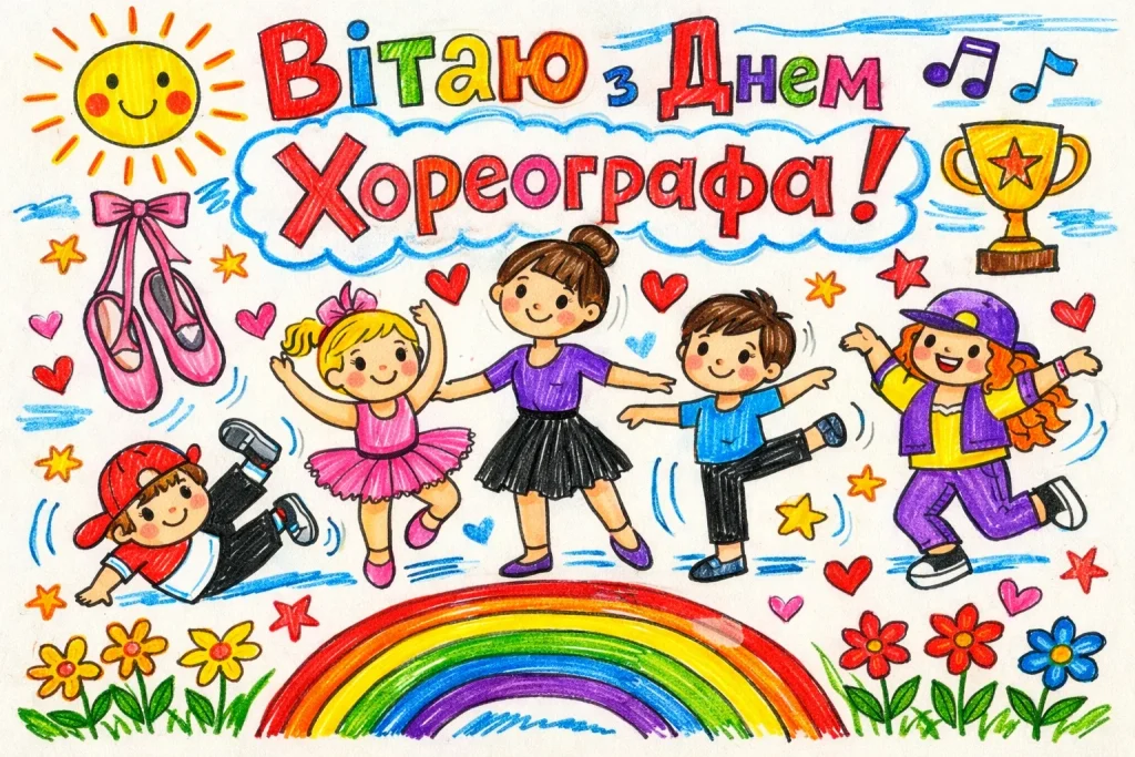 Красиві картинки й теплі привітання з Днем хореографа 2026