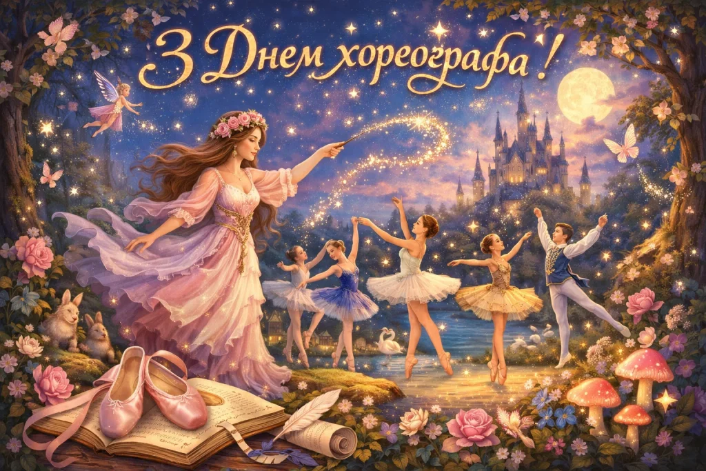Красиві картинки й теплі привітання з Днем хореографа 2026