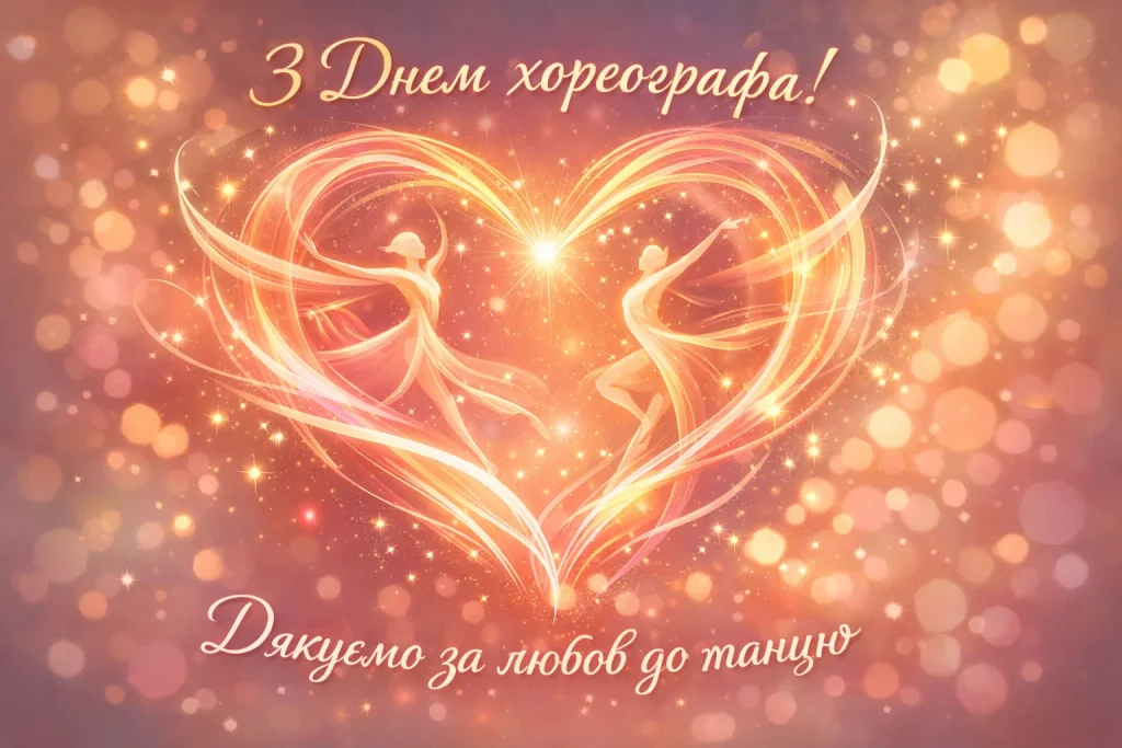 Красиві картинки й теплі привітання з Днем хореографа 2026