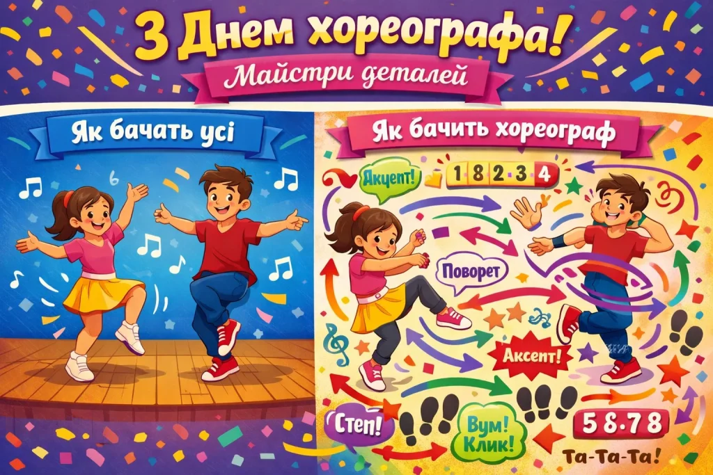 Красиві картинки й теплі привітання з Днем хореографа 2026