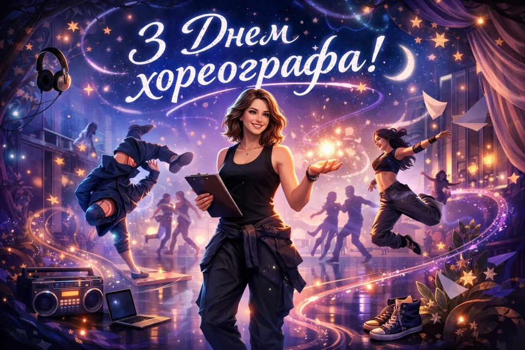 Красиві картинки й теплі привітання з Днем хореографа 2026
