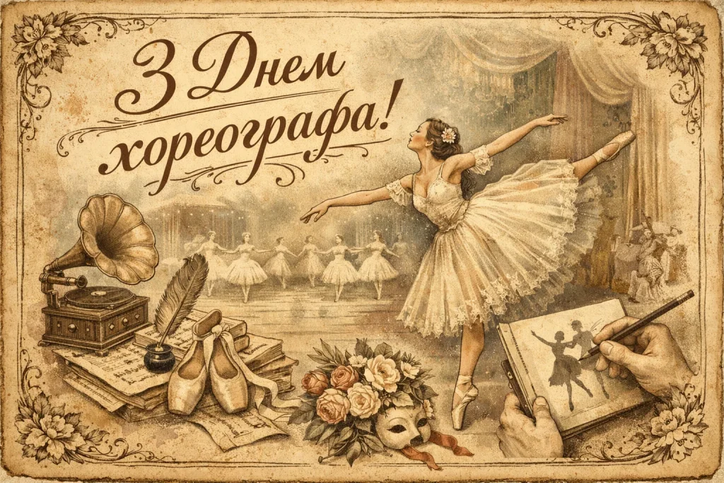 Красиві картинки й теплі привітання з Днем хореографа 2026