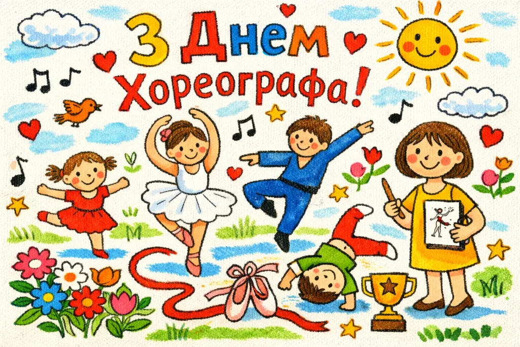 Красиві картинки й теплі привітання з Днем хореографа 2026