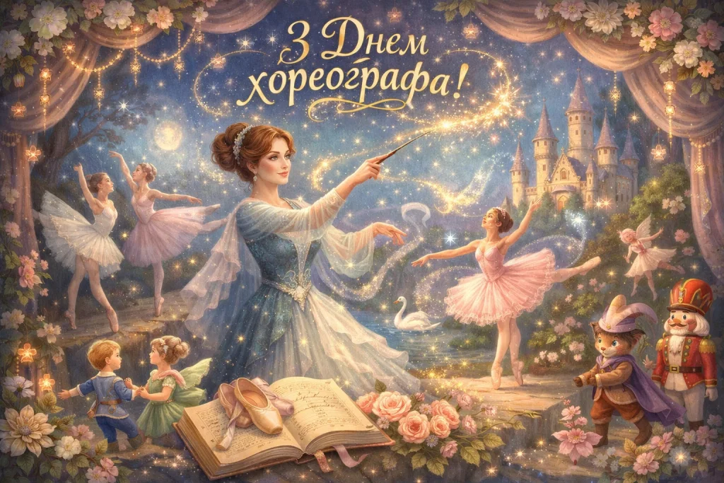 Красиві картинки й теплі привітання з Днем хореографа 2026