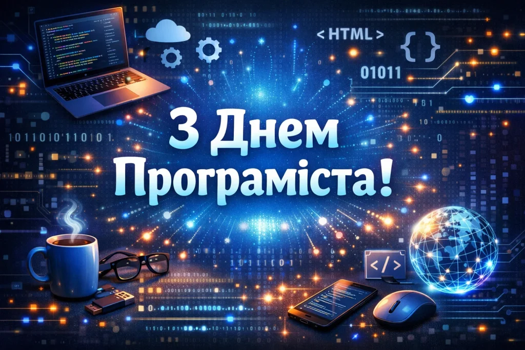 Красиві картинки та привітання до Дня програміста 7 січня 2026 року
