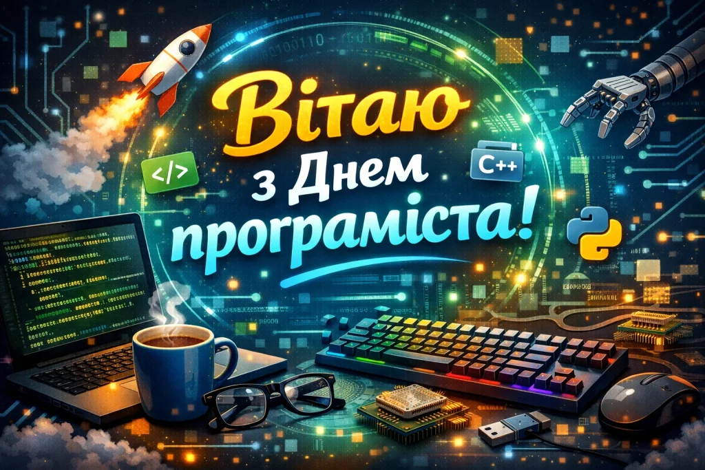 Красиві картинки та привітання у віршах та прозі до Дня програміста 7 січня 2026 року