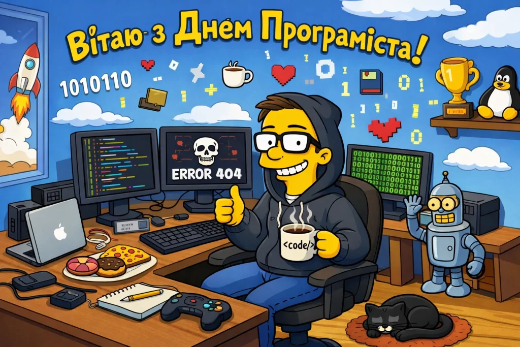 Красиві картинки та привітання у віршах та прозі до Дня програміста 7 січня 2026 року
