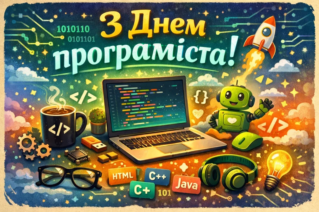 Красиві картинки та привітання у віршах та прозі до Дня програміста 7 січня 2026 року