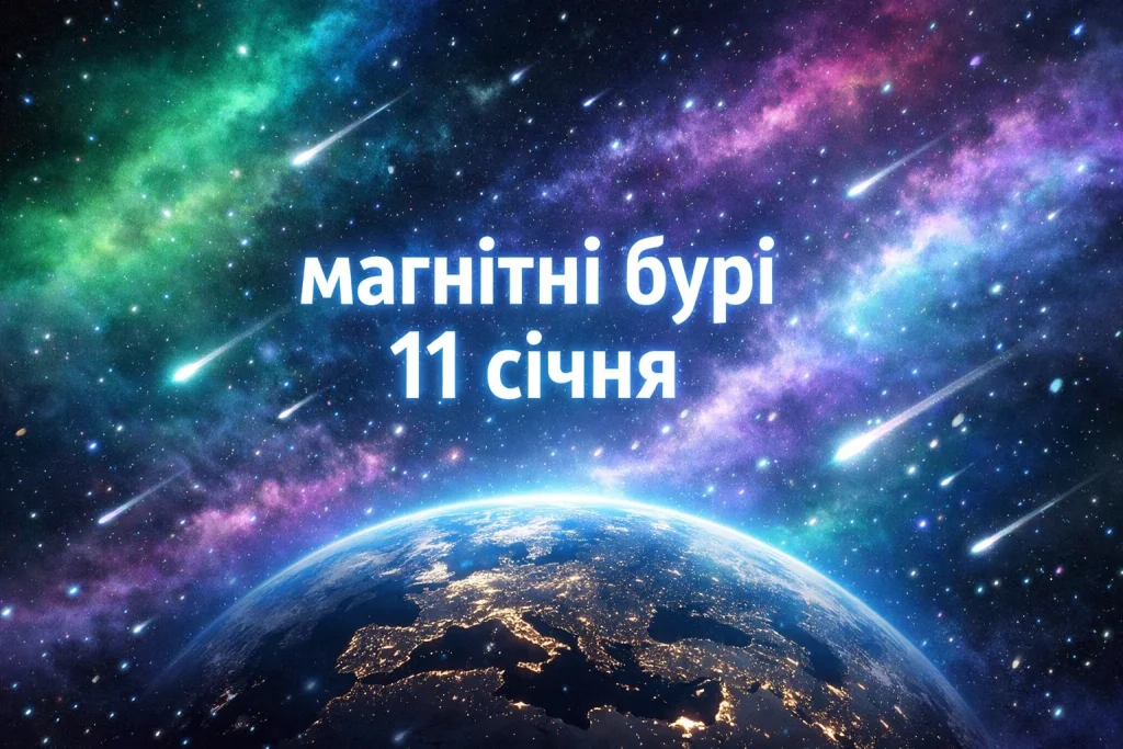 Магнітні бурі 11 січня в Україні: чого чекати та як захистити здоров’я