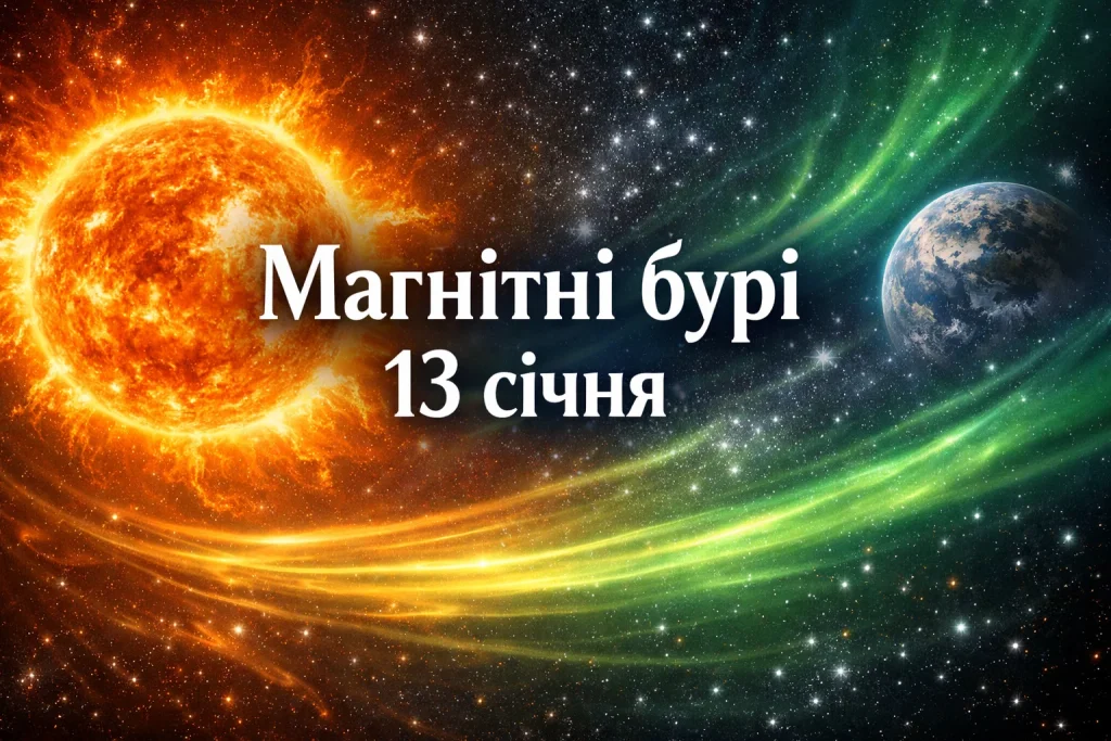 Магнітні бурі 13 січня в Україні: кому варто бути обережними