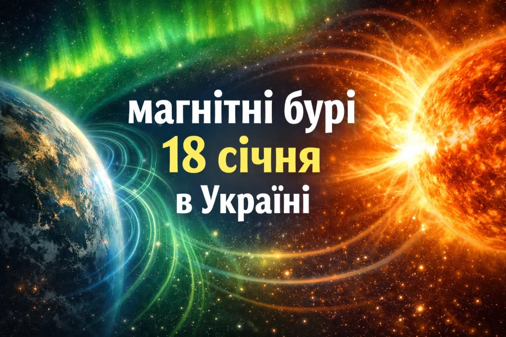 Магнітні бурі 18 січня в Україні: хто відчує вплив і чого чекати