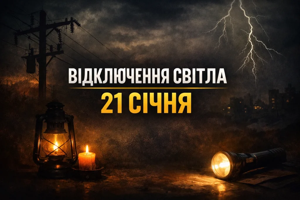 Оновлений графік ГПВ 21 січня у Черкасах: години без світла