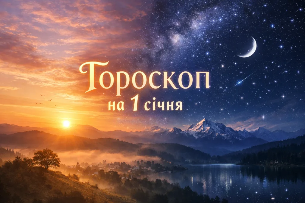 Гороскоп на 1 січня для всіх знаків зодіаку