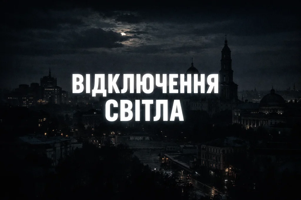 Відключення світла 26 січня у Харкові та області: графік ГПВ Відключення світла 26 січня у Харкові та області: графік ГПВ