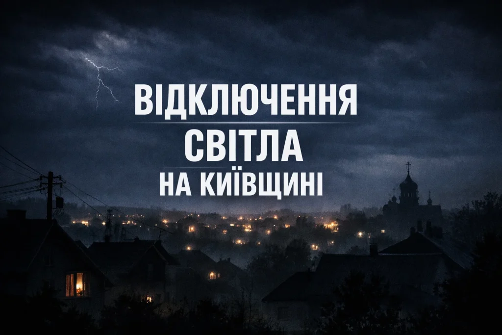 Відключення світла на Київщині 14 січня: хто і коли залишиться без електрики