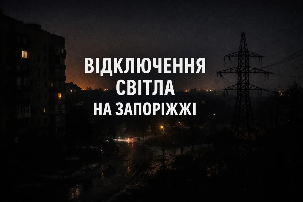 Відключення світла у Запорізькій області 14 січня: години та черги