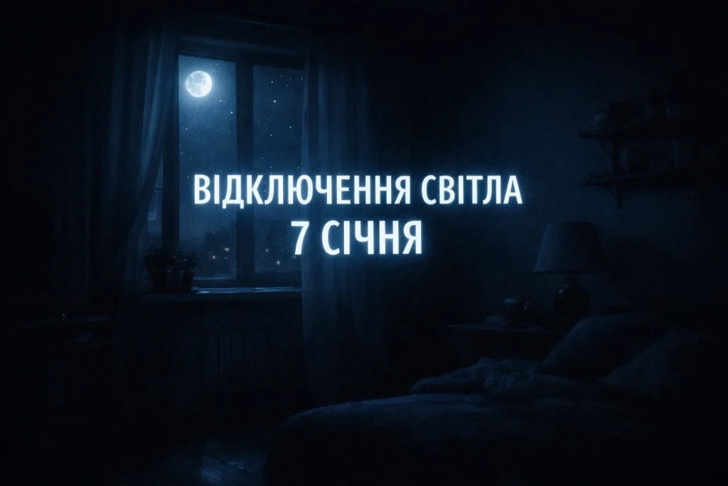 Відключення світла в Києві 7 січня: точний графік для всіх черг