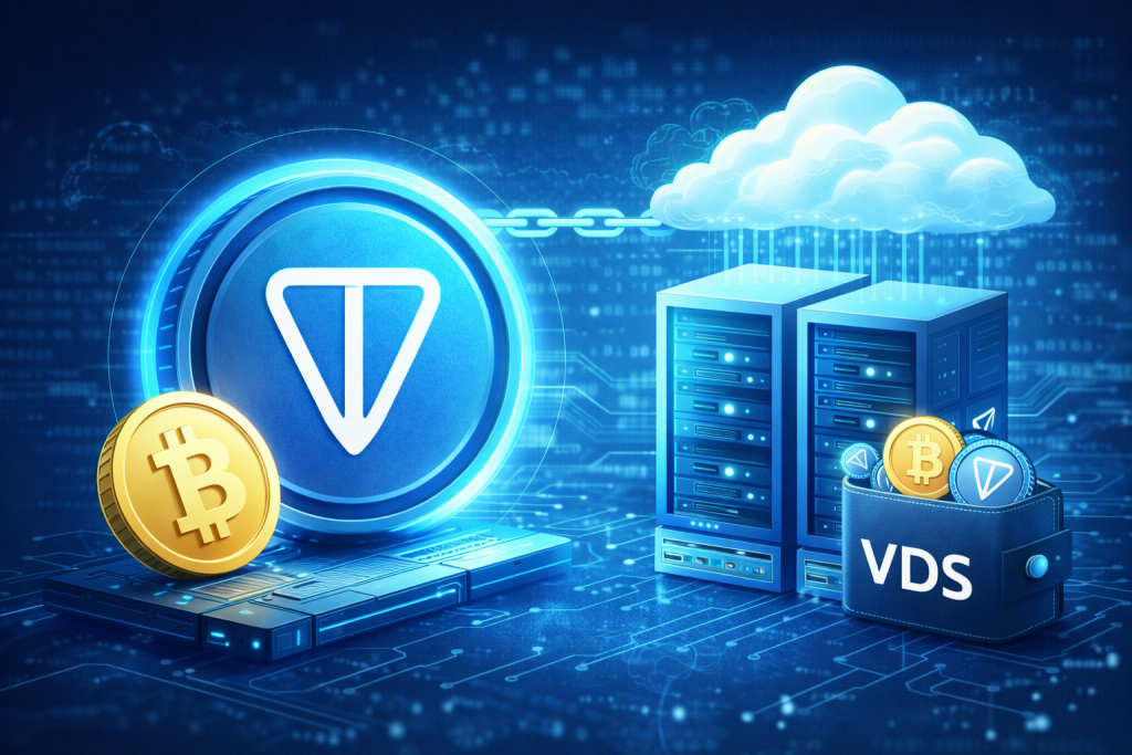 VDS с оплатой TON: современный формат аренды серверов гроші