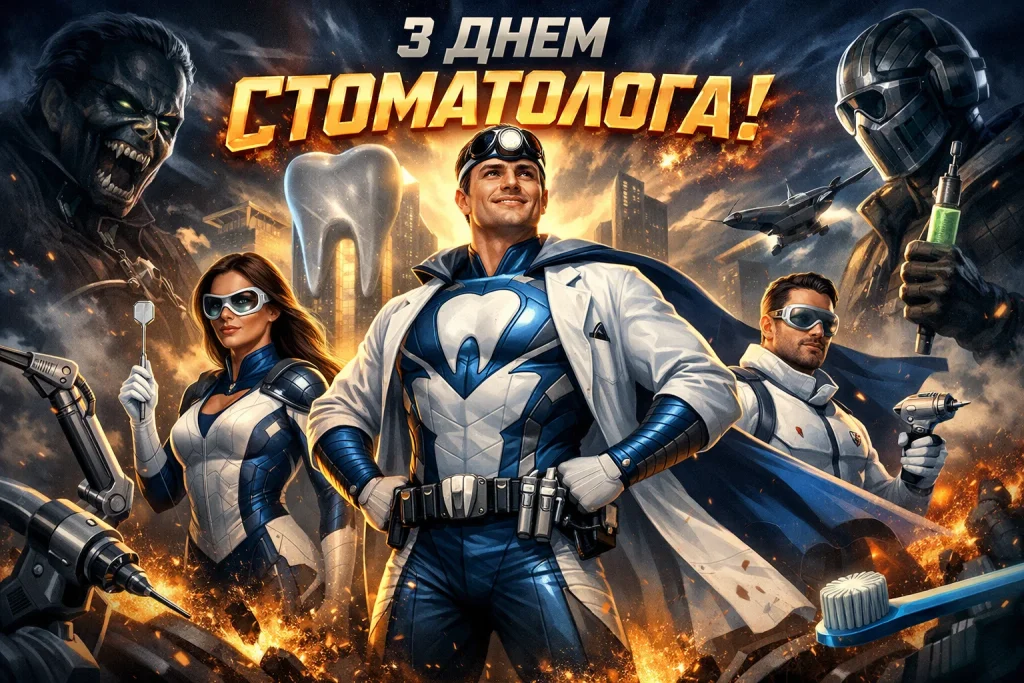 День стоматолога 2026 — коли святкують, найкращі привітання, вірші та картинки-листівки