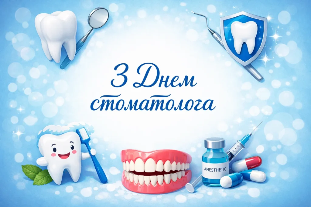 День стоматолога 2026 — коли святкують, найкращі привітання, вірші та картинки-листівки