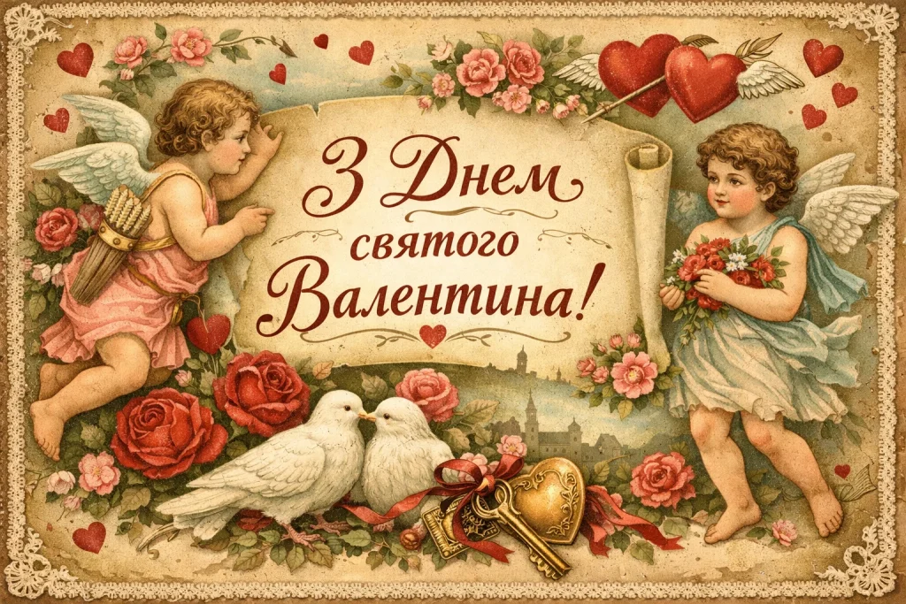 День святого Валентина (День закоханих) 2026: привітання та найкращі валентинки