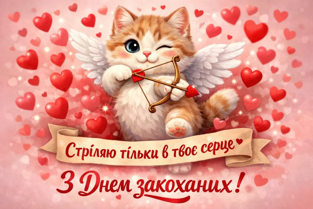 День святого Валентина (День закоханих) 2026: привітання та найкращі валентинки