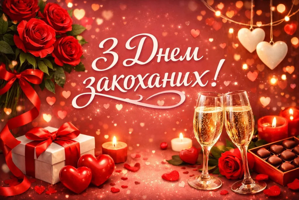 День святого Валентина (День закоханих) 2026: привітання та найкращі валентинки