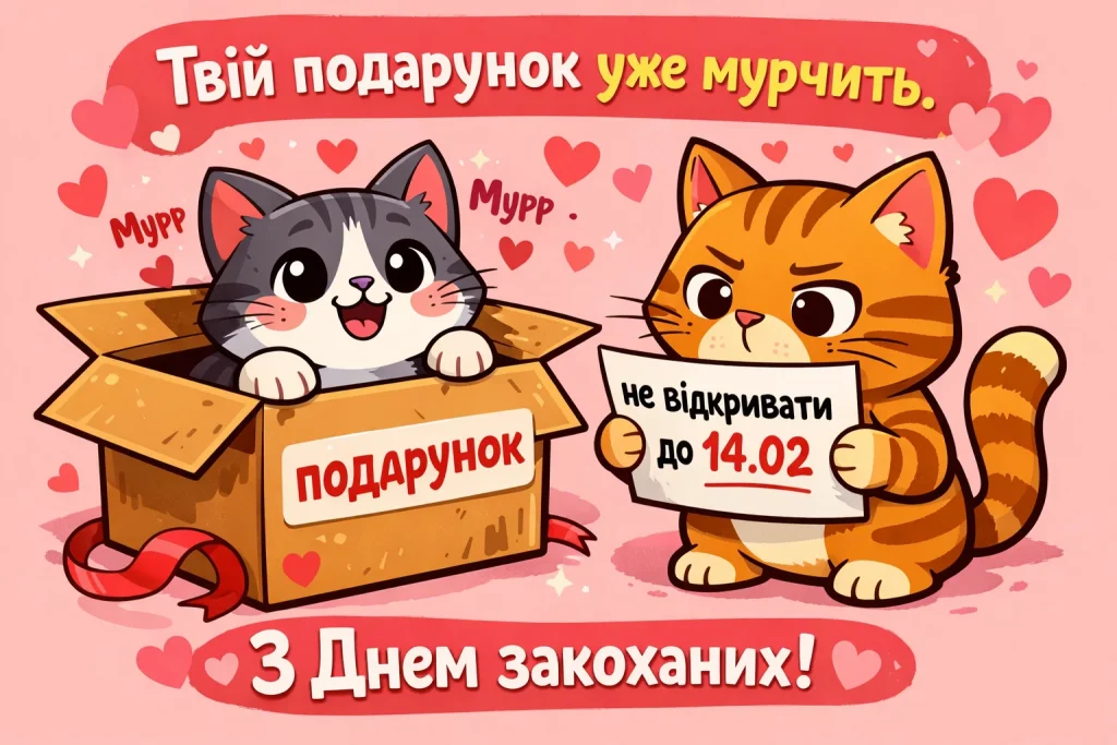 День святого Валентина (День закоханих) 2026: привітання та найкращі валентинки