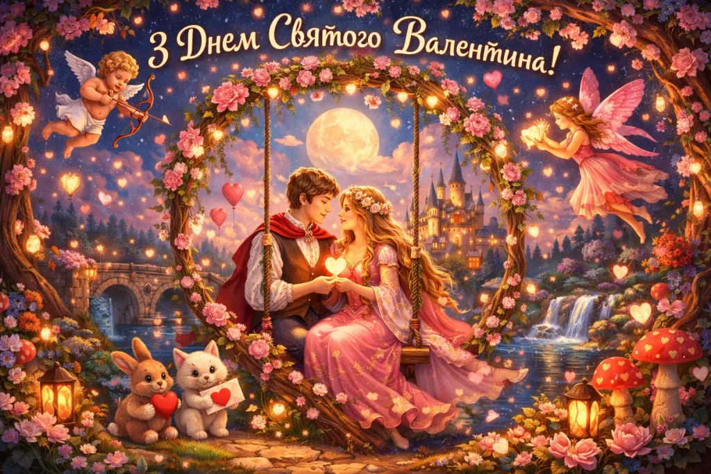 День святого Валентина (День закоханих) 2026: привітання та найкращі валентинки