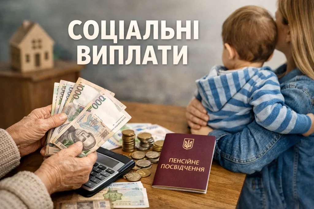 Соціальні виплати 2026 в Україні — зміни і як перевірити статус онлайн Соціальні виплати 2026 в Україні — зміни і як перевірити статус онлайн