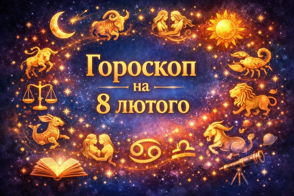 Точний гороскоп на 8 лютого 2026: прогноз для всіх знаків