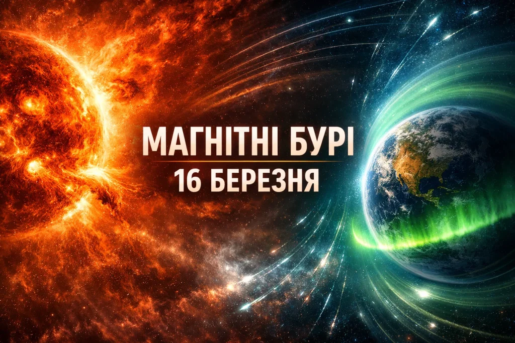 Чи буде сильна магнітна буря 16 березня в Україні та чого чекати сьогодні Чи буде сильна магнітна буря 16 березня в Україні та чого чекати сьогодні