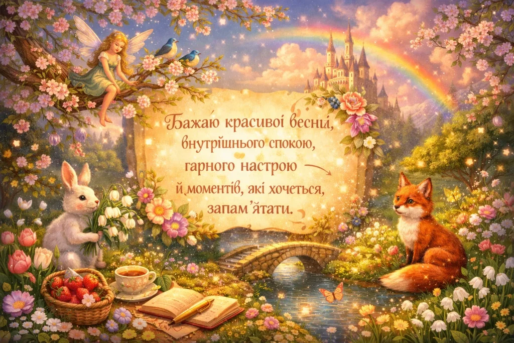 Гарні привітання, листівки та картинки з 8 березня 2026 українською 