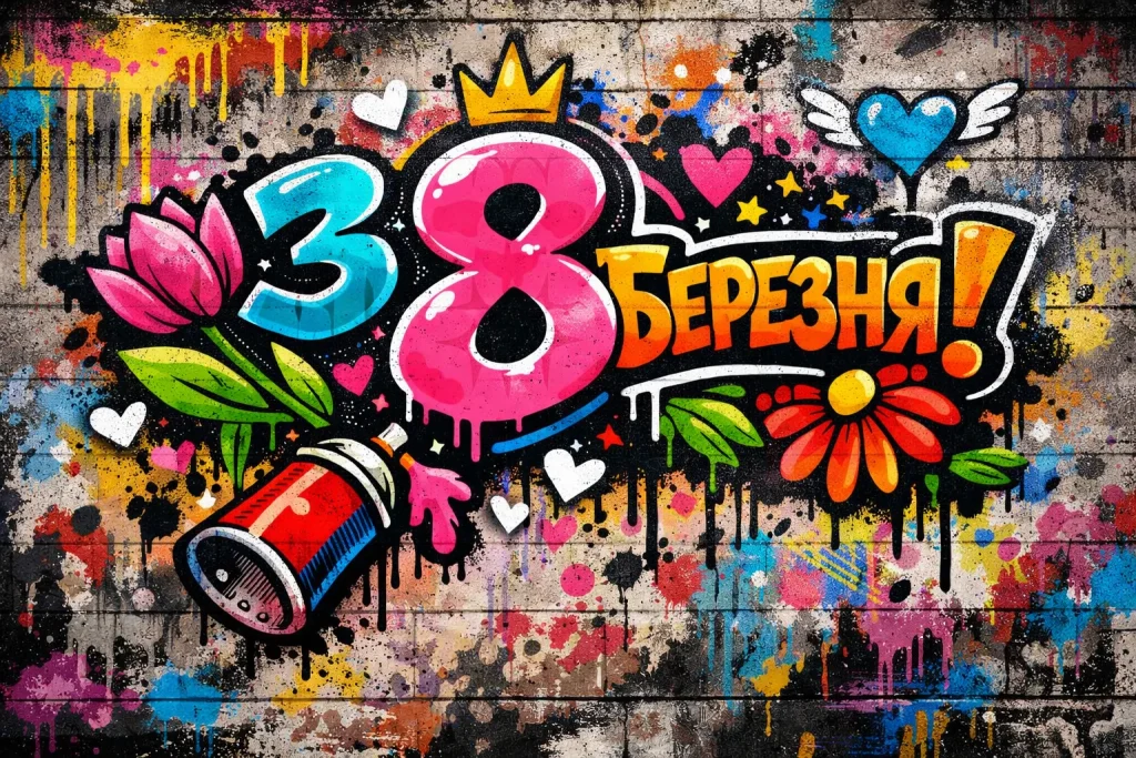 Гарні привітання, листівки та картинки з 8 березня 2026 українською 