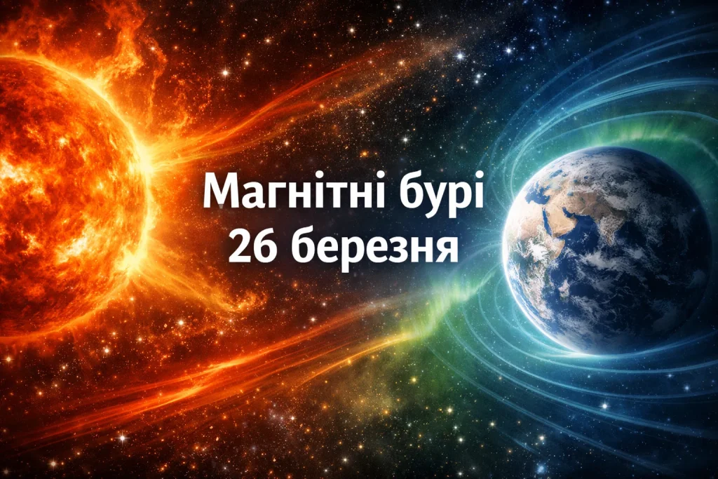 Магнітні бурі сьогодні, 26 березня — що прогнозують для України Магнітні бурі сьогодні, 26 березня — що прогнозують для України