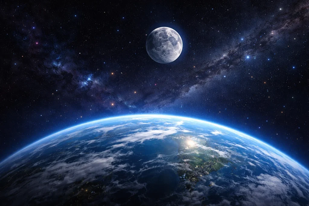 Місяць віддаляється на 3,8 см щороку: як припливи подовжують нашу добу