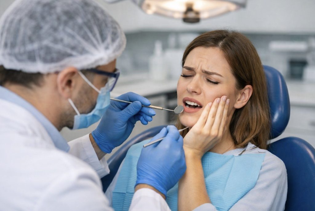 Зуб болить при натисканні