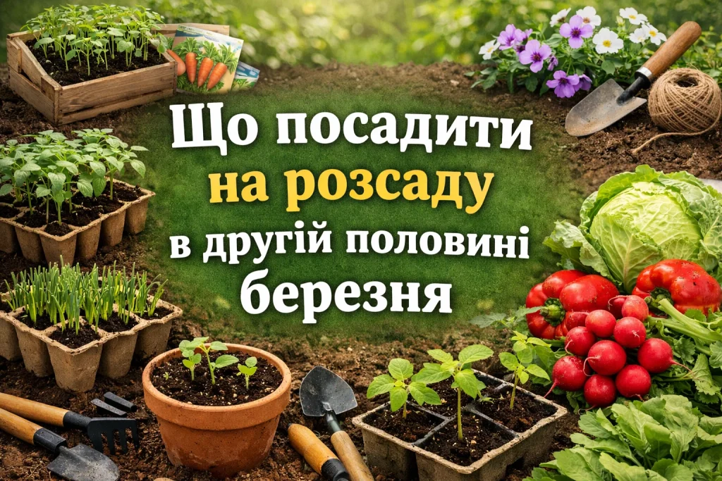 Що сіяти на розсаду в другій половині березня, щоб не втратити врожай