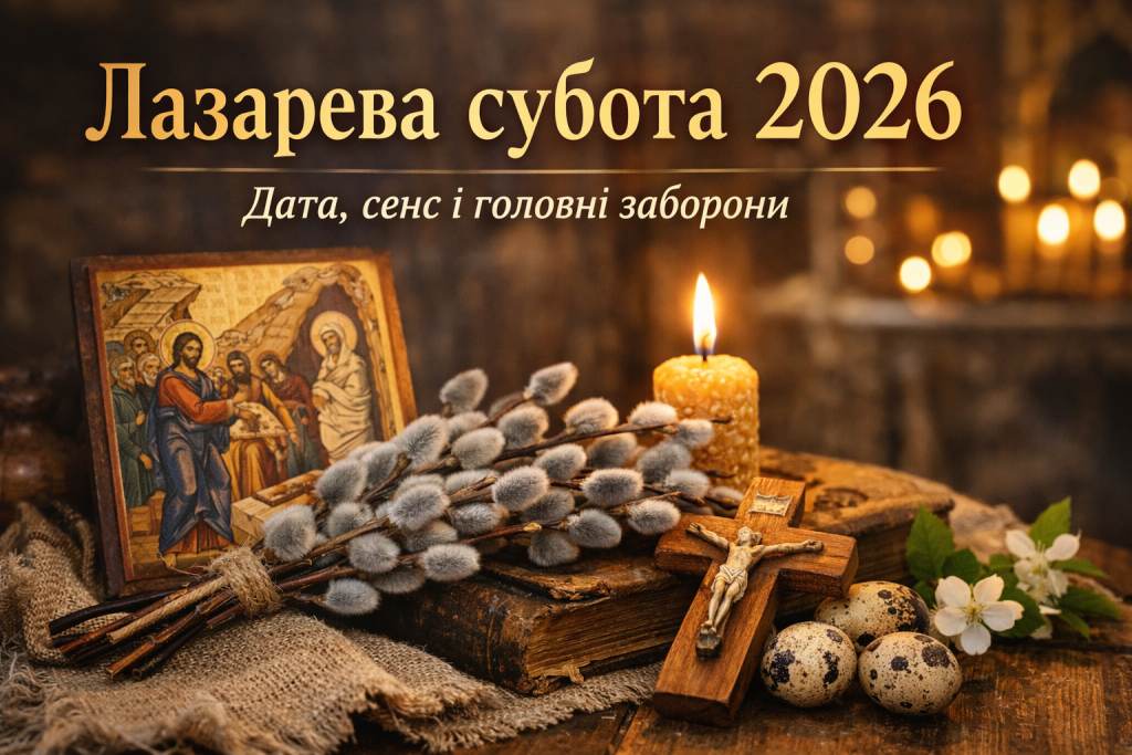 Коли Лазарева субота у 2026 році: дата, традиції та головні заборони
