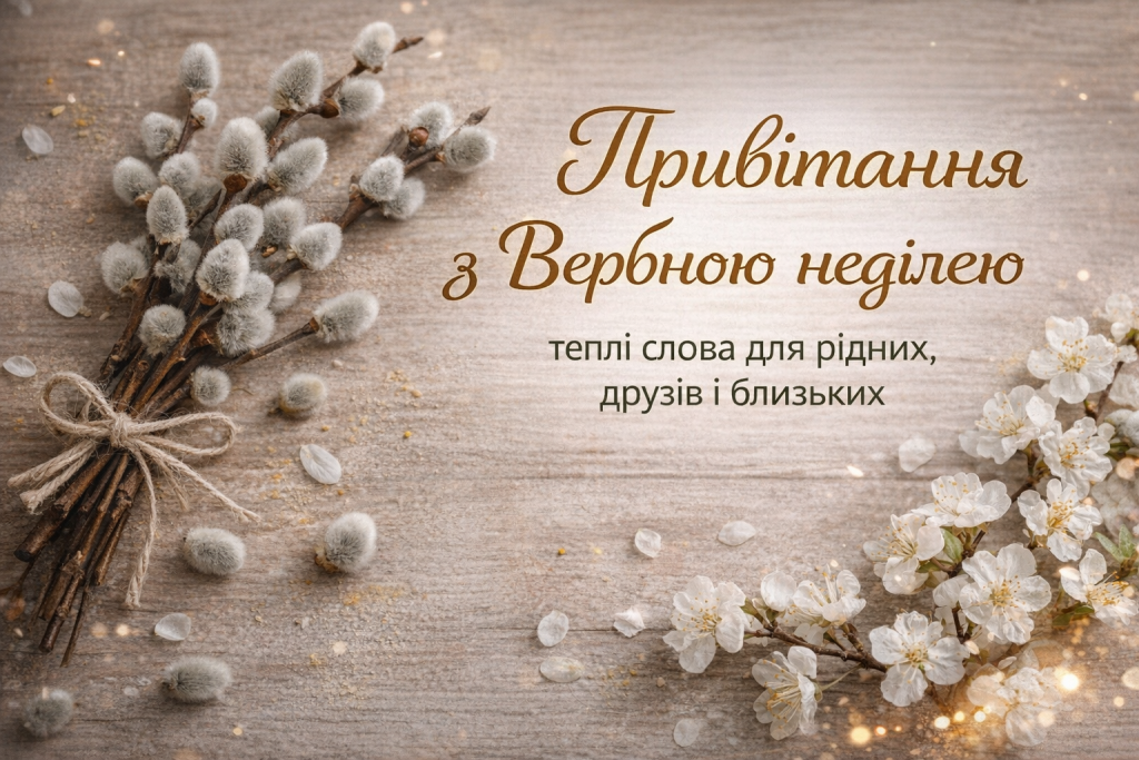 Привітання з Вербною неділею: теплі слова для рідних, друзів і близьких