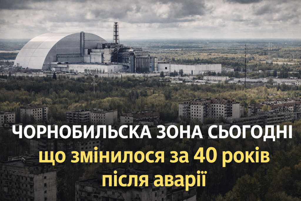 Чорнобильська зона сьогодні: що змінилося за 40 років після аварії