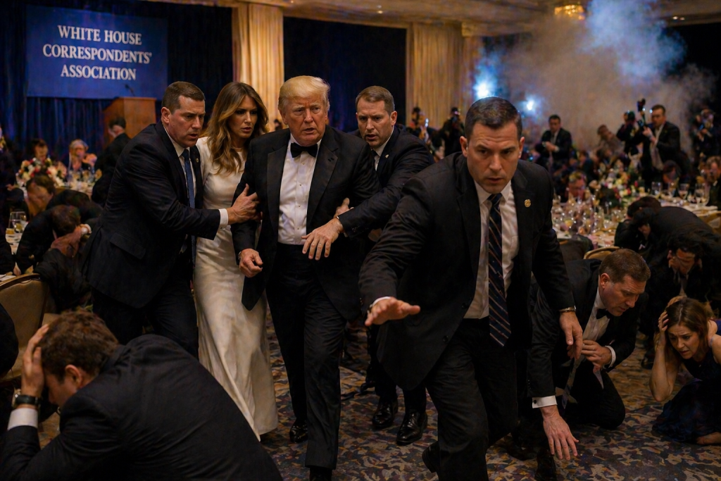 У Трампа стріляли на вечері кореспондентів Білого дому: його терміново евакуювали